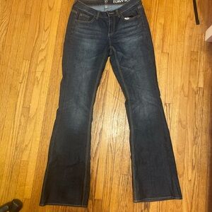 New York & Company Dark Indigo Boot Cut Jeans